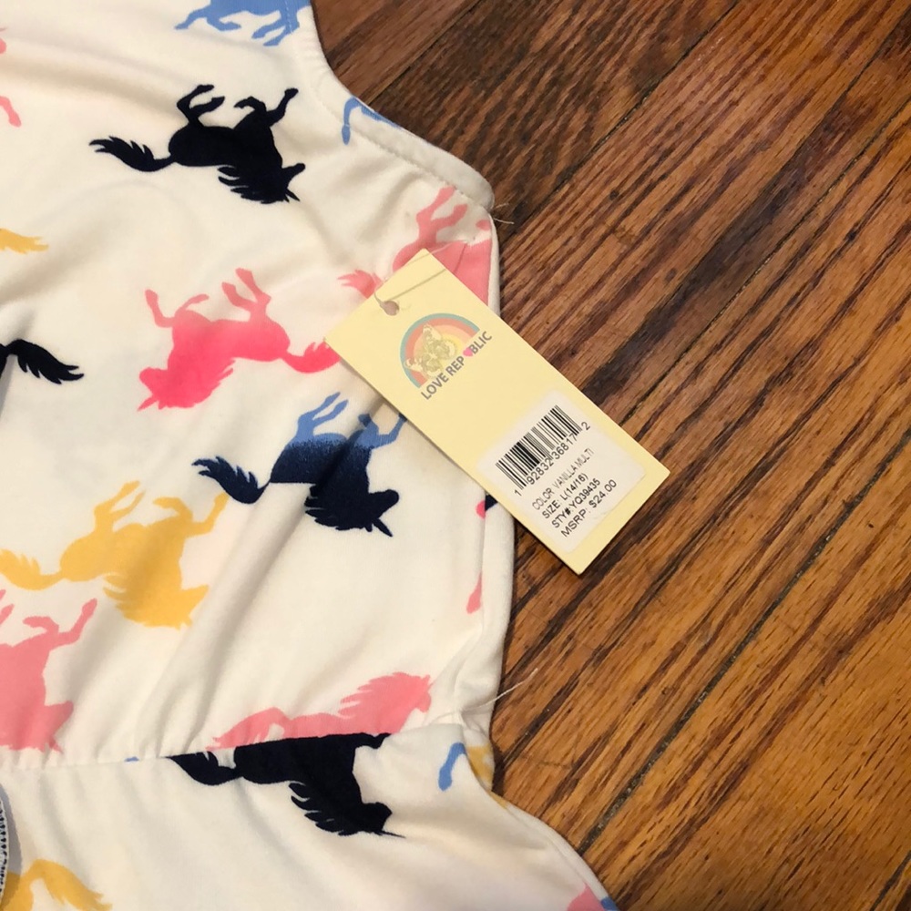 Girls L (14/16) Love Republic Unicorn Dress NWT - Picture 5 of 8